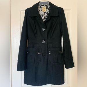 Long Black Peacoat